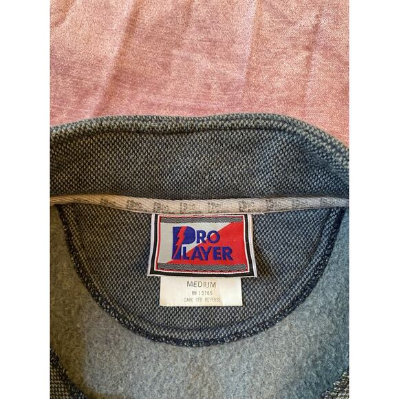 Vintage 90s Y2K Notre Dame Fighting Irish 1/4 zip Pullover Sweatshirt Sz M - Picture 5 of 7